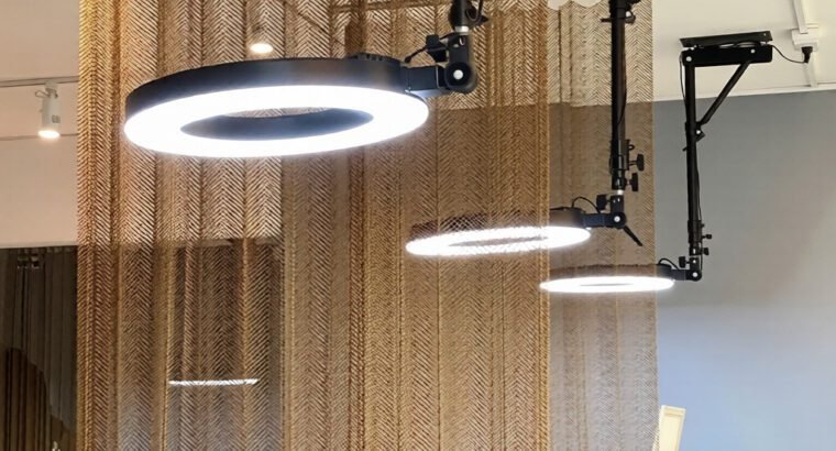 Wall Mounted Ring Light – Brand New Adjustable LED Ringlight for Photography & Video