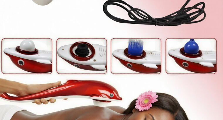 Dolphin Electric Handheld Massager – Infrared Deep Tissue Pain Relief Massage Device