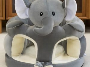 Elephant Soft Plush Cushion Baby Sofa Seat – Comfortable & Safe for Babies