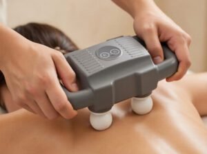 4-Head Powerful Massage Gun – Deep Tissue Muscle Massager for Pain Relief & Recovery