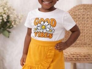 Easter Sale! Brand New Girls’ 2-Piece Clothing Set, Multicolor, Cotton & Polyester, All Seasons, Siz