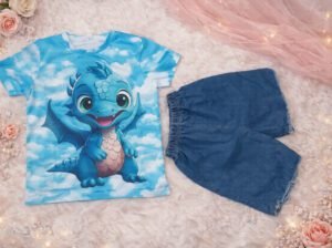 Brand New PatPat 2-Piece Set for Girls, Multicolor, Blended Fabric, All Seasons, Sizes 3–12Y