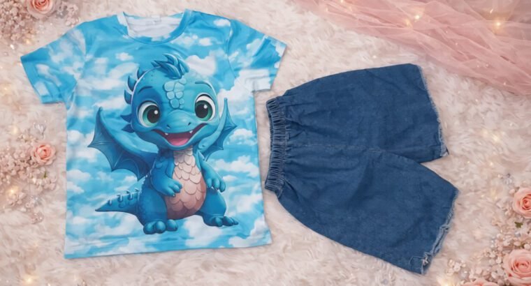 Brand New PatPat 2-Piece Set for Girls, Multicolor, Blended Fabric, All Seasons, Sizes 3–12Y