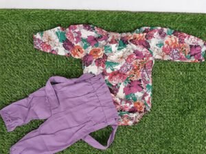 Easter Sale! Brand New Girls’ 2-Piece Clothing Set, Multicolor, Polyester, All Seasons, Sizes 6M–12M