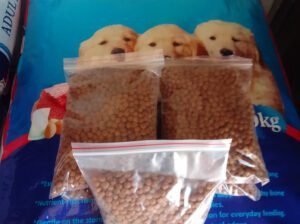 Rebagged G C Classic Puppy Food.
