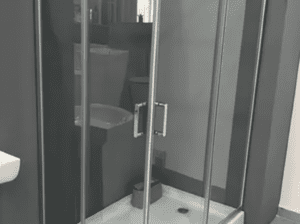 90x120cm Rectangle Shower Cubicle – Strong Tempered Glass | ABB Brand New