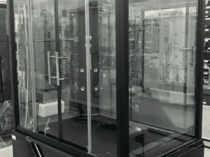 Black Jacuzzi Steam Room – Alliance 3 Person Rectangular Acrylic Spa (Luxury Design)