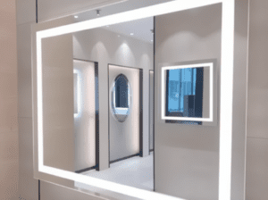 100x100cm LED Bathroom Mirror – Modern Backlit Mirror with LED Light