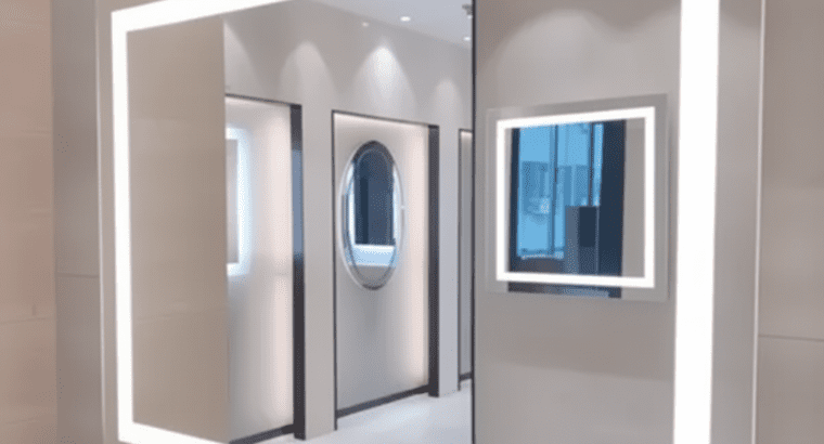 100x100cm LED Bathroom Mirror – Modern Backlit Mirror with LED Light