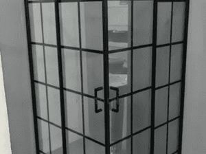 90x120cm Shower Cubicle – ABB Black Rectangular Enclosure (No Tray, Modern Design)